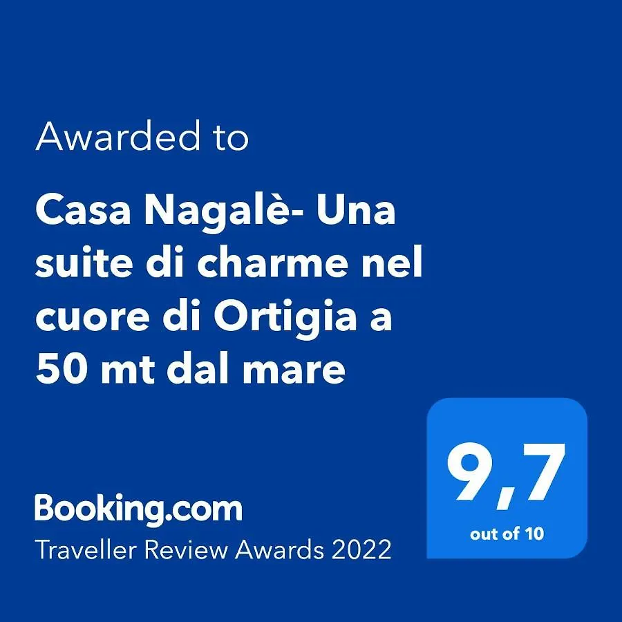 Casa Nagalè- Una suite di charme nel cuore di Ortigia a 50 mt dal mare Syracuse Appartamento